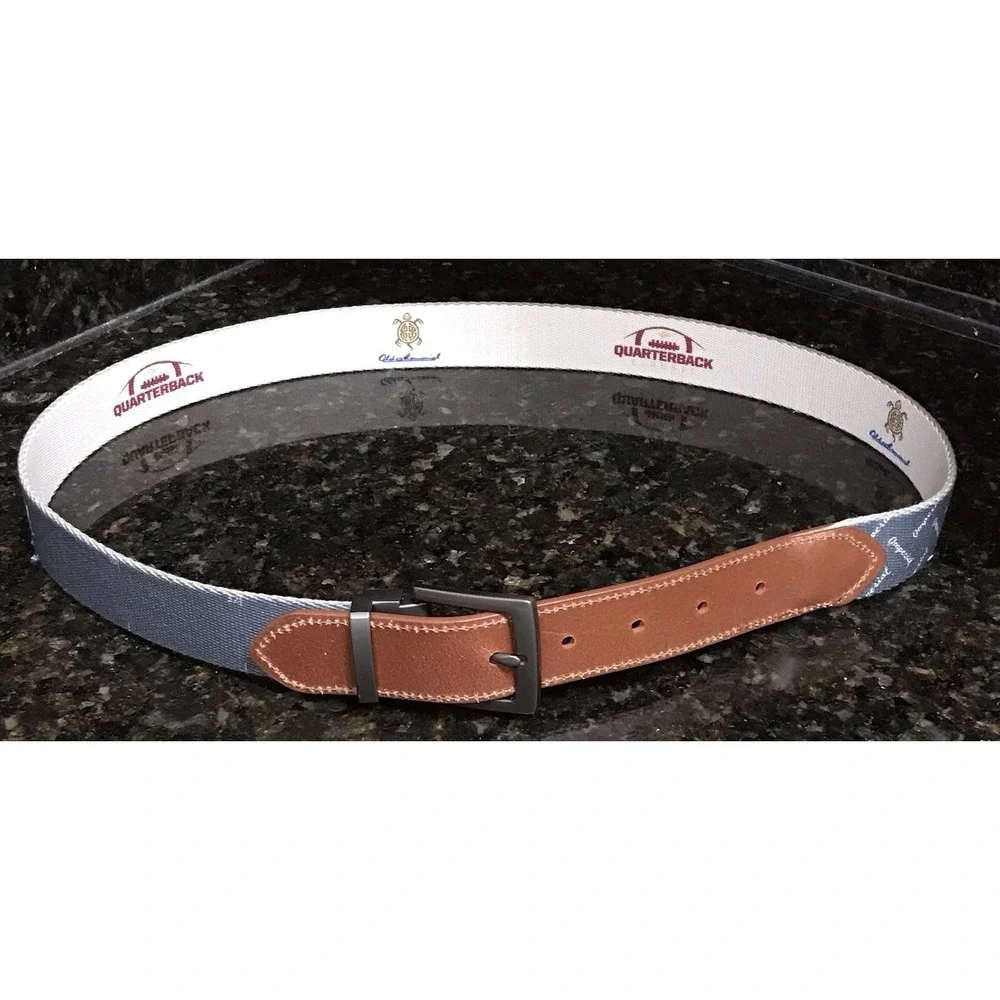 Men's Imperial‎ 1916 Belt Embroidered Quarterback Design Size 30-32